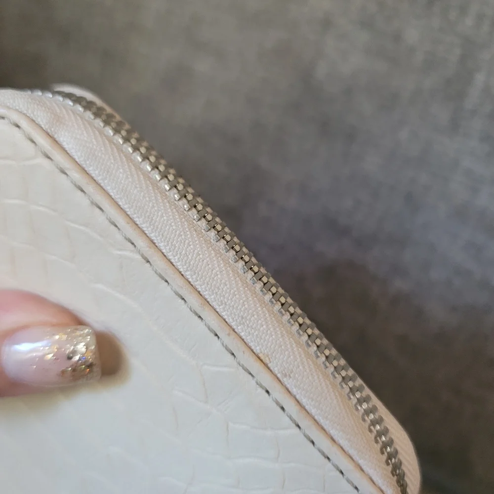 Michael Kors Snakeskin Embossed Compact Zip Around Wallet - Picture 9 of 12